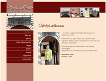Tablet Screenshot of gaestehaus-politz.de